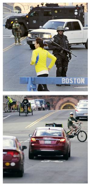 Boston Strong  lo slogan per ricordare l&#39;attentato alla maratona del 15 aprile 2013. Tutte le commemorazioni sono all&#39;insegna dell&#39;affermazione che la citt non si lascia intimidire dal terrorismo e l&#39;occasione di dimostrarlo  l&#39;evento che quest&#39;anno si corre il 21 aprile. 